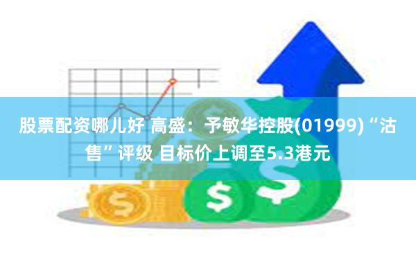 股票配资哪儿好 高盛：予敏华控股(01999)“沽售”评级 目标价上调至5.3港元