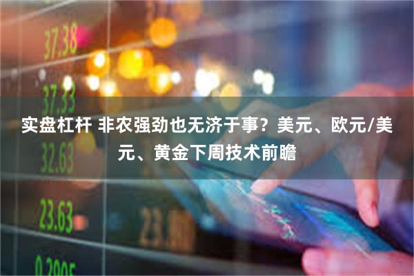 实盘杠杆 非农强劲也无济于事？美元、欧元/美元、黄金下周技术前瞻