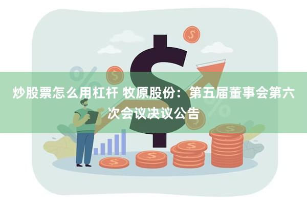 炒股票怎么用杠杆 牧原股份：第五届董事会第六次会议决议公告